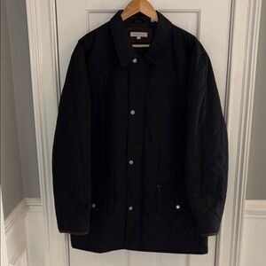 Men's Black Quilted Jacket